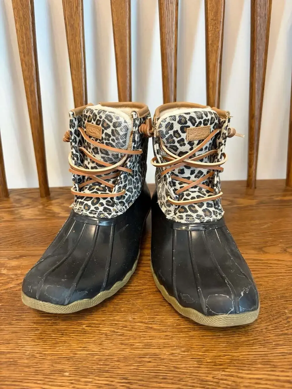 Sperry® Saltwater All Weather Boots - Animal Print